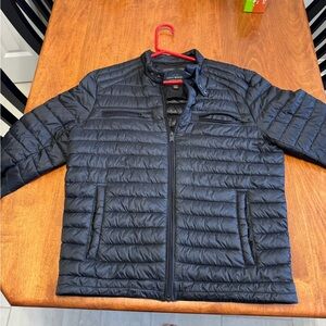 Lucky Brand Quilted Racer Jacket Mens Size Small